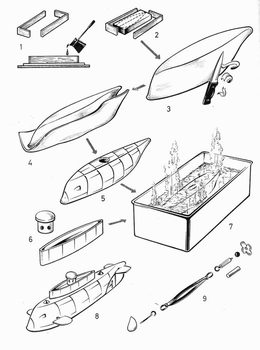 Как сделать подводную лодку на радиоуправлении