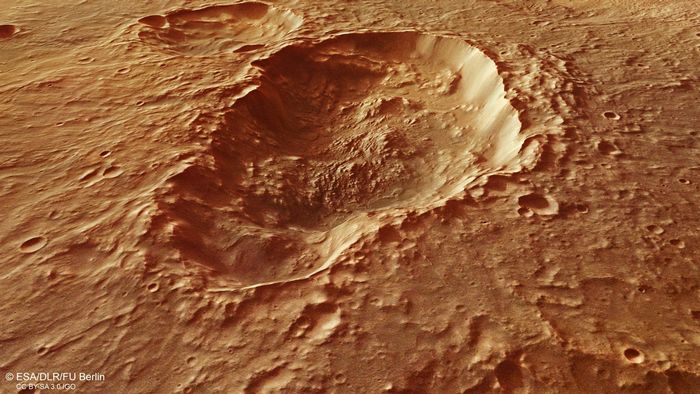 Самые необычные ударные кратеры марса