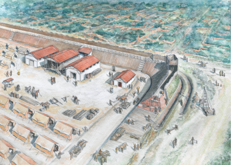 В лондонском сити нашли ранний римский форт